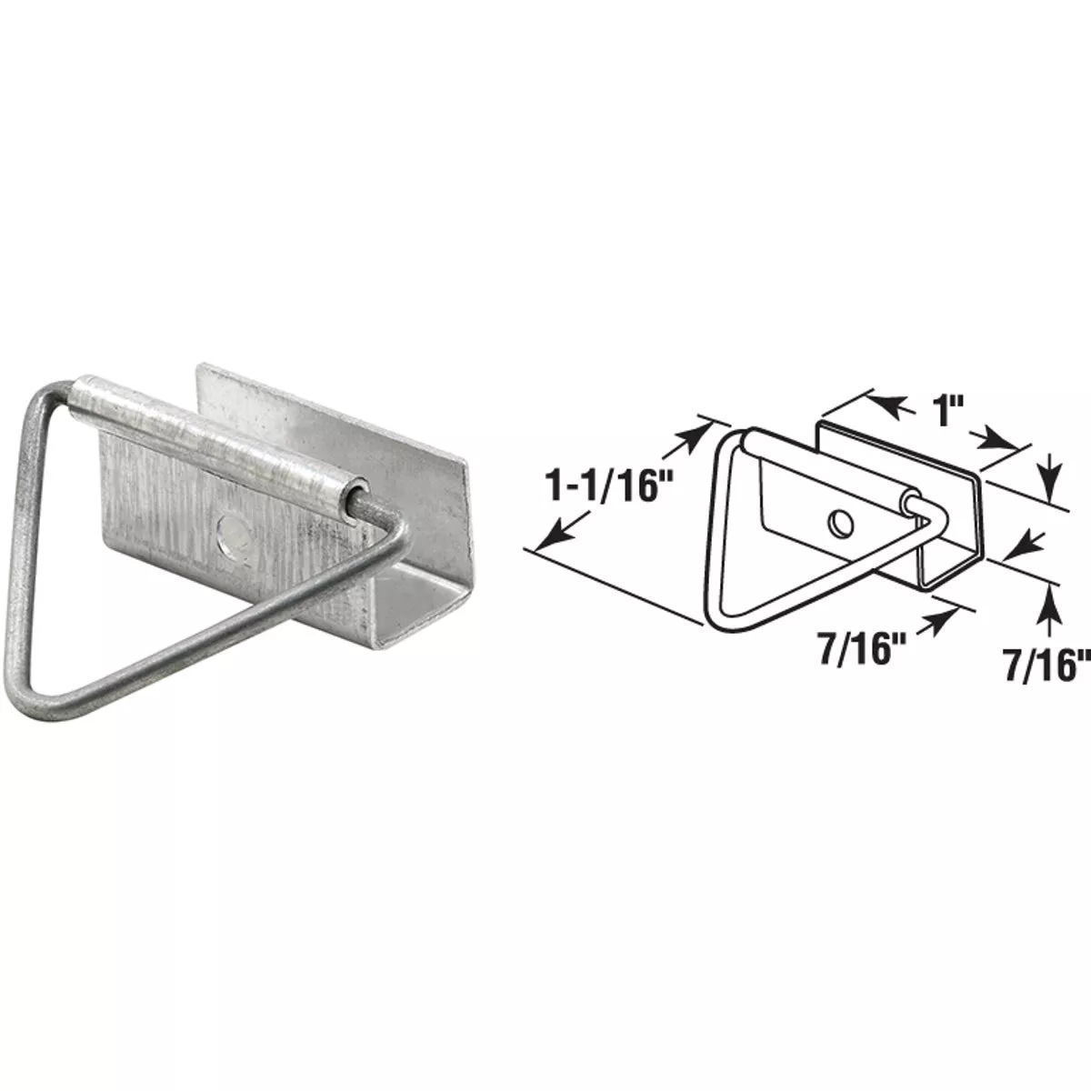 Prime-Line 7/16 In. Bottom Latch Screen Frame Fastener (25-Pack)