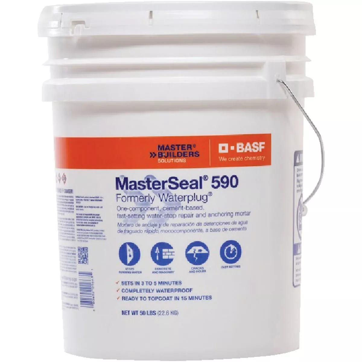 MasterSeal 590 5 Gal. Hydraulic Cement