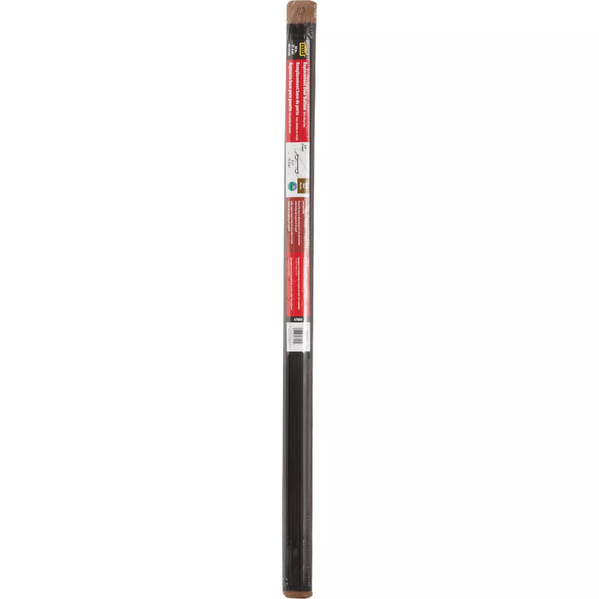 M-D Building Products 2 In. W. x 0.375 In. H. x 36 In. L. Vinyl Brown Door Bottom - photo 2
