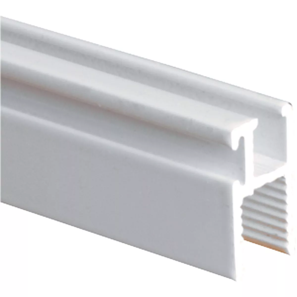 Prime-Line 11/32 In. x 5/8 In. x 72 In. White Triple Track Top Window Frame - photo 2