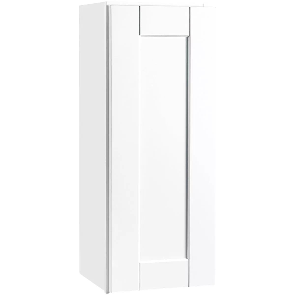 Continental Cabinets Andover Shaker 12 In. W x 12 In. D x 30 In. H White Thermofoil Wall Kitchen Cabinet