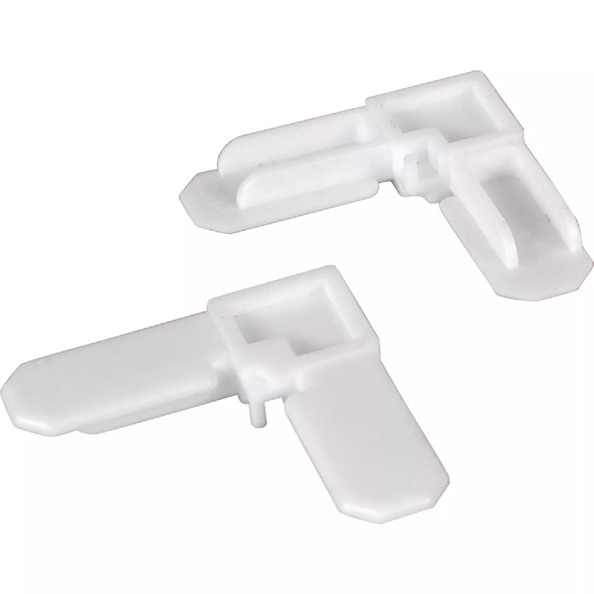 Prime-Line 3/4 In. x 1/4 In. White Plastic Screen Frame Corner (100-Count)