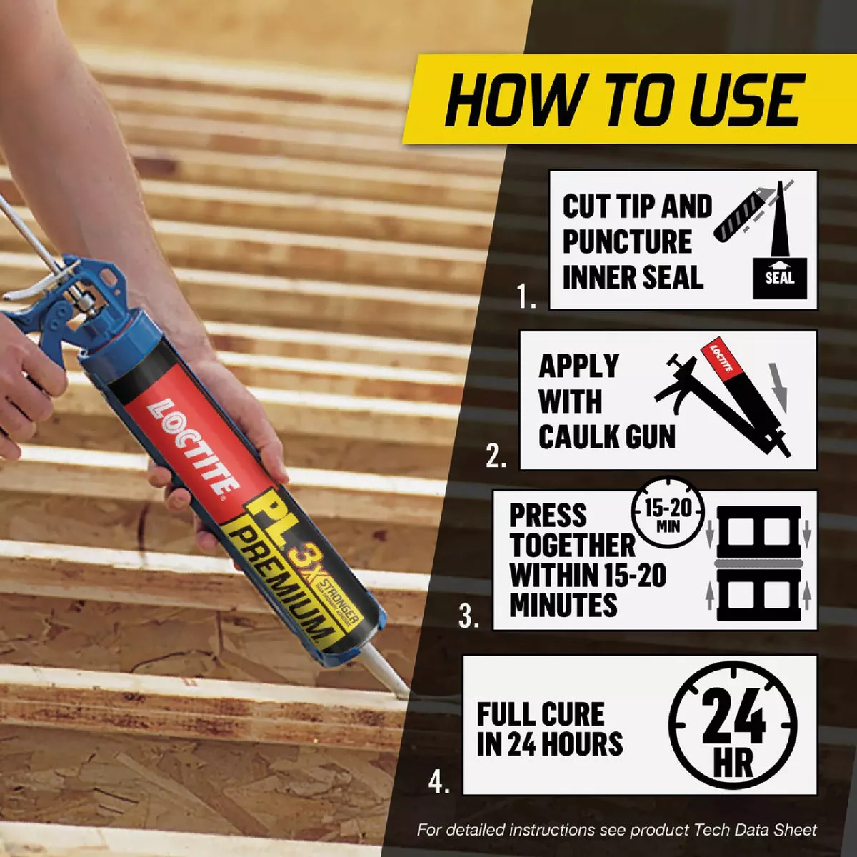 LOCTITE PL Premium 10 Oz. Polyurethane Construction Adhesive - photo 4