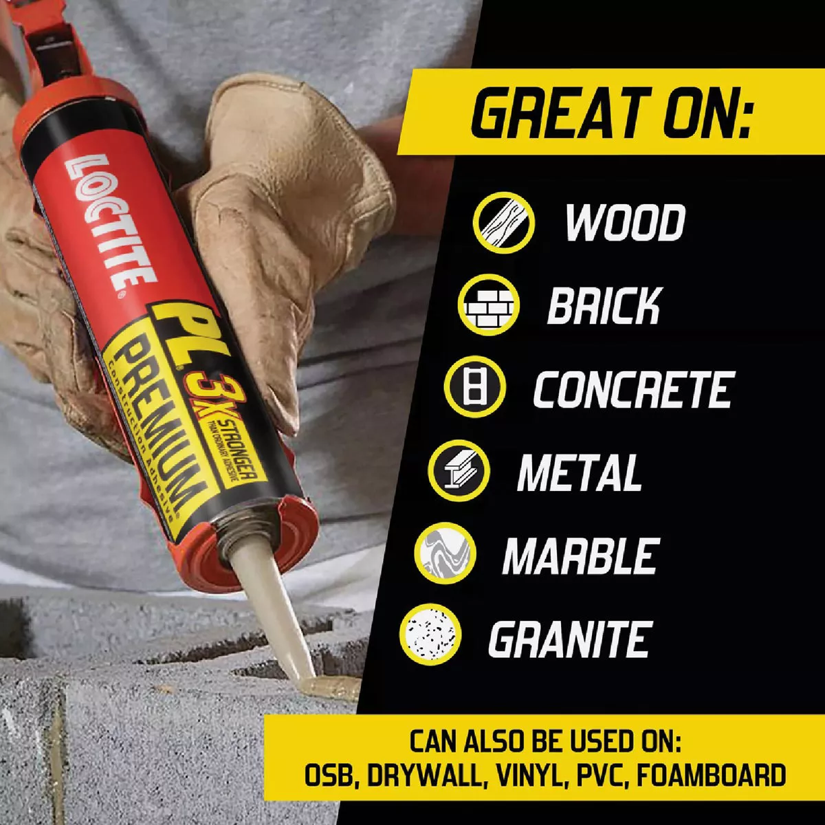 LOCTITE PL Premium 10 Oz. Polyurethane Construction Adhesive - photo 5