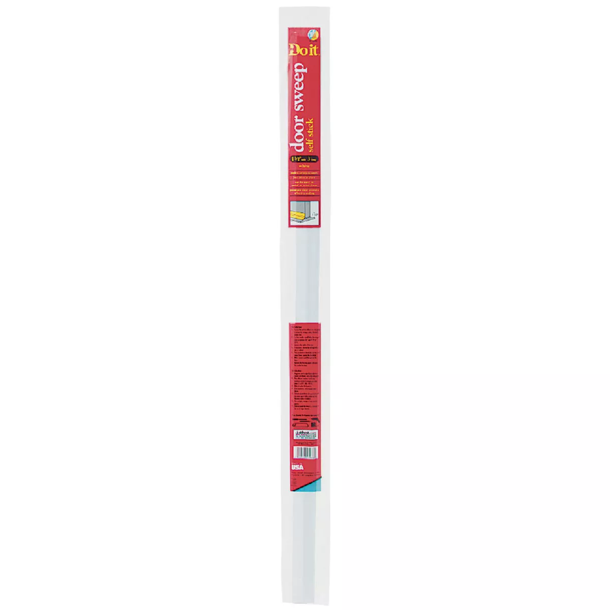 Do it 1-1/2 In. x 36 In. Self Adhesive Door Sweep, White - photo 2