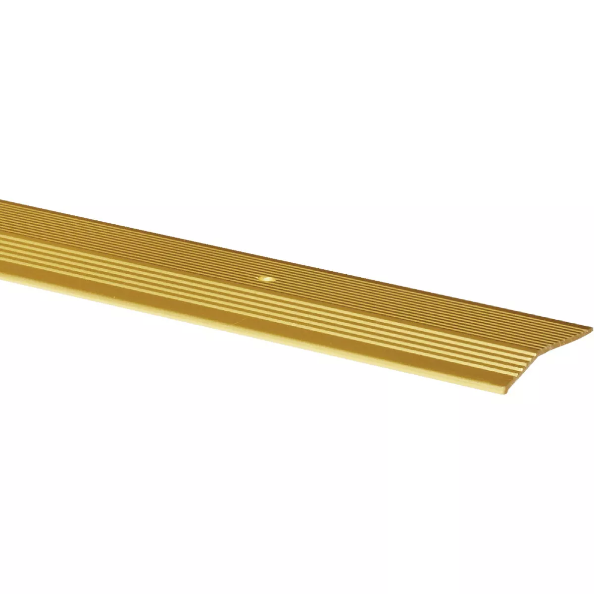 M-D Building Products 2 In. X 36 In. Satin Brass Aluminum Carpet Trim with Screw Nails