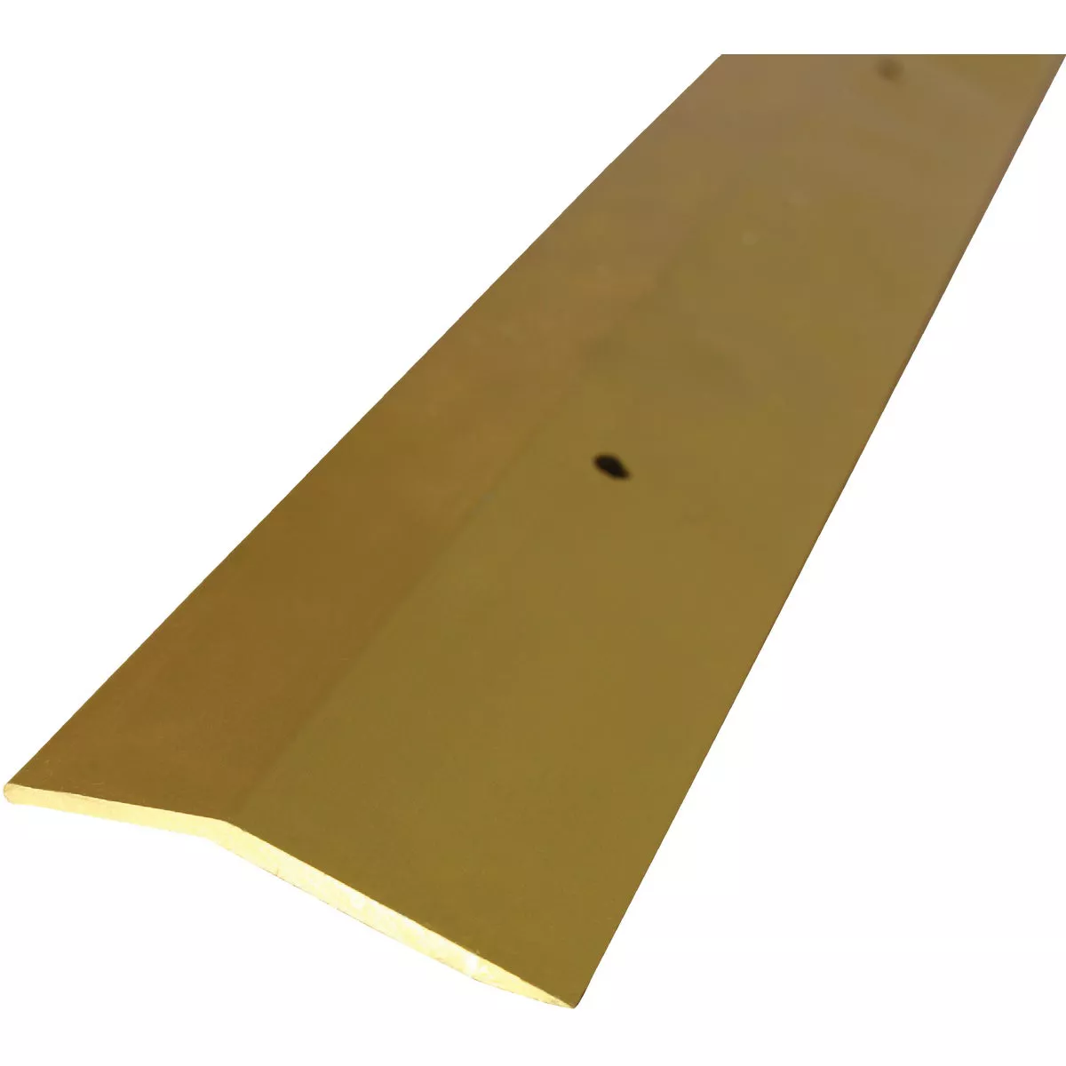 M-D Building Products 2 In. x 36 In. Satin Brass Aluminum Carpet Trim with Screw Nails