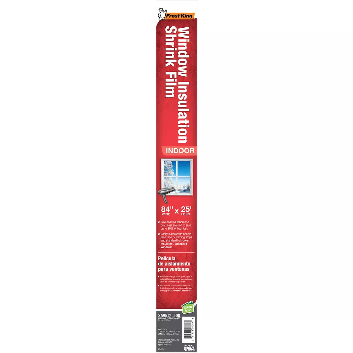 Frost King 84 In. x 25 Ft. Indoor Shrink Window Film