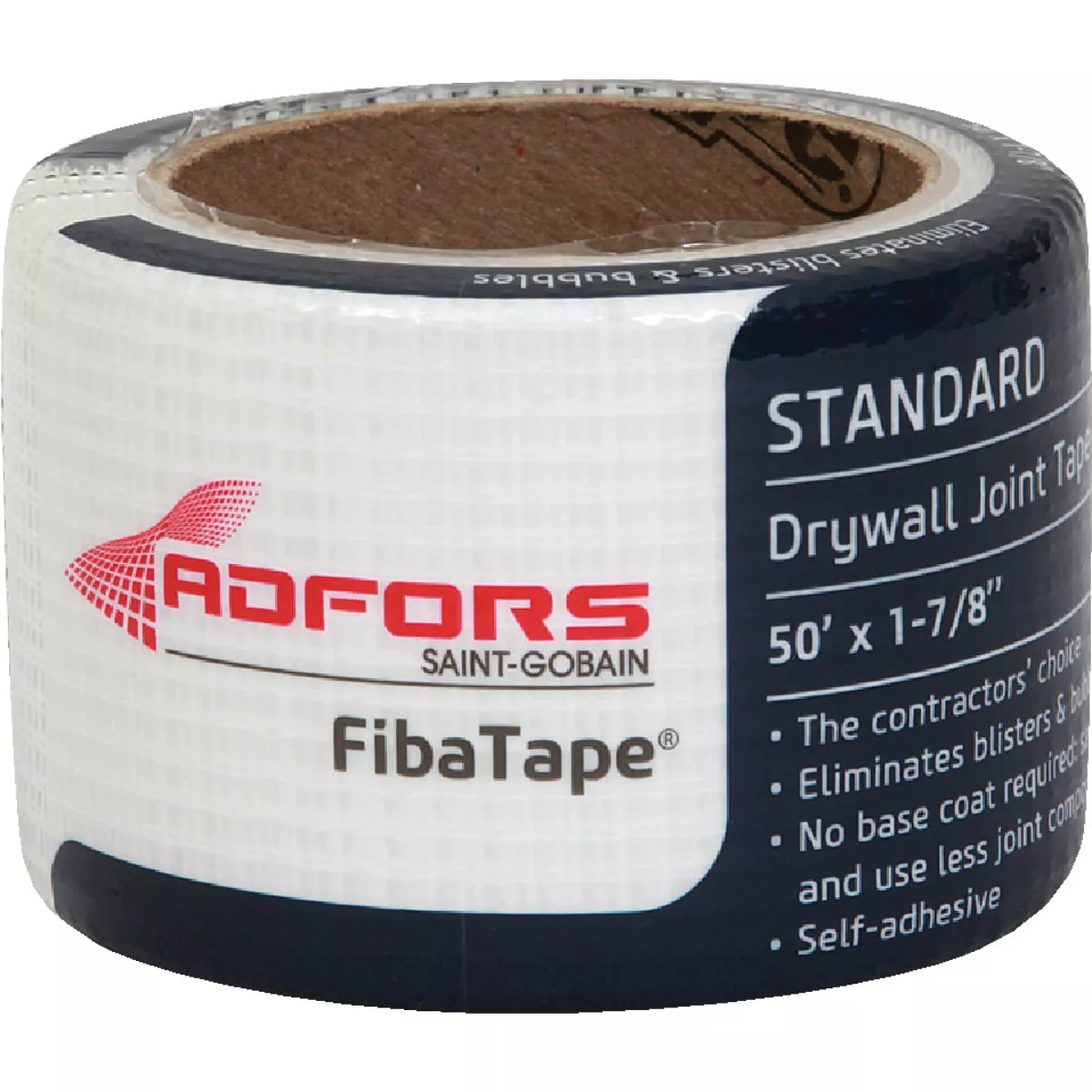 FibaTape 1-7/8 In. x 50 Ft. White Self-Adhesive Joint Drywall Tape