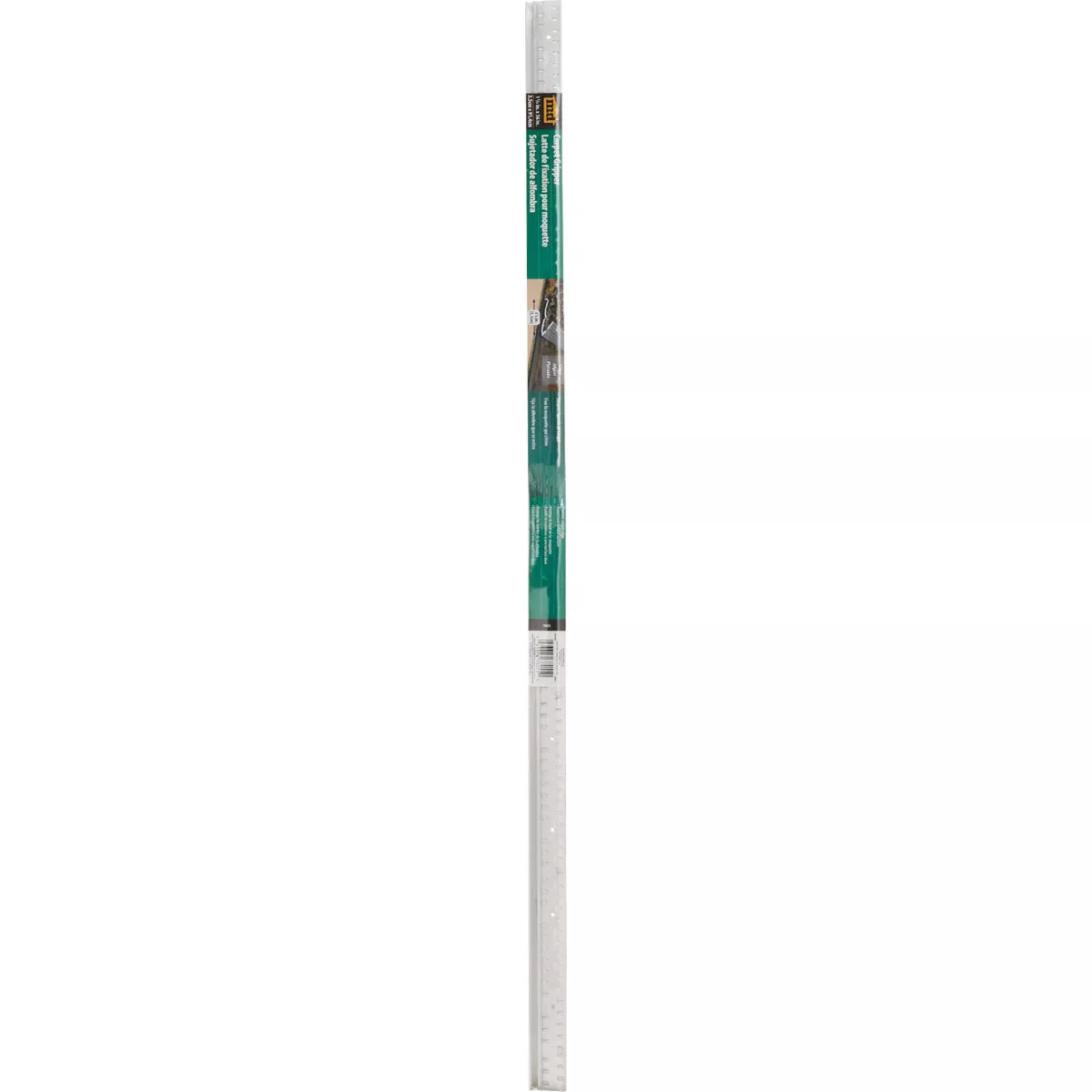 M-D Building Products Silver 1-3/8 In. x 3 Ft. Aluminum Carpet Gripper - photo 2