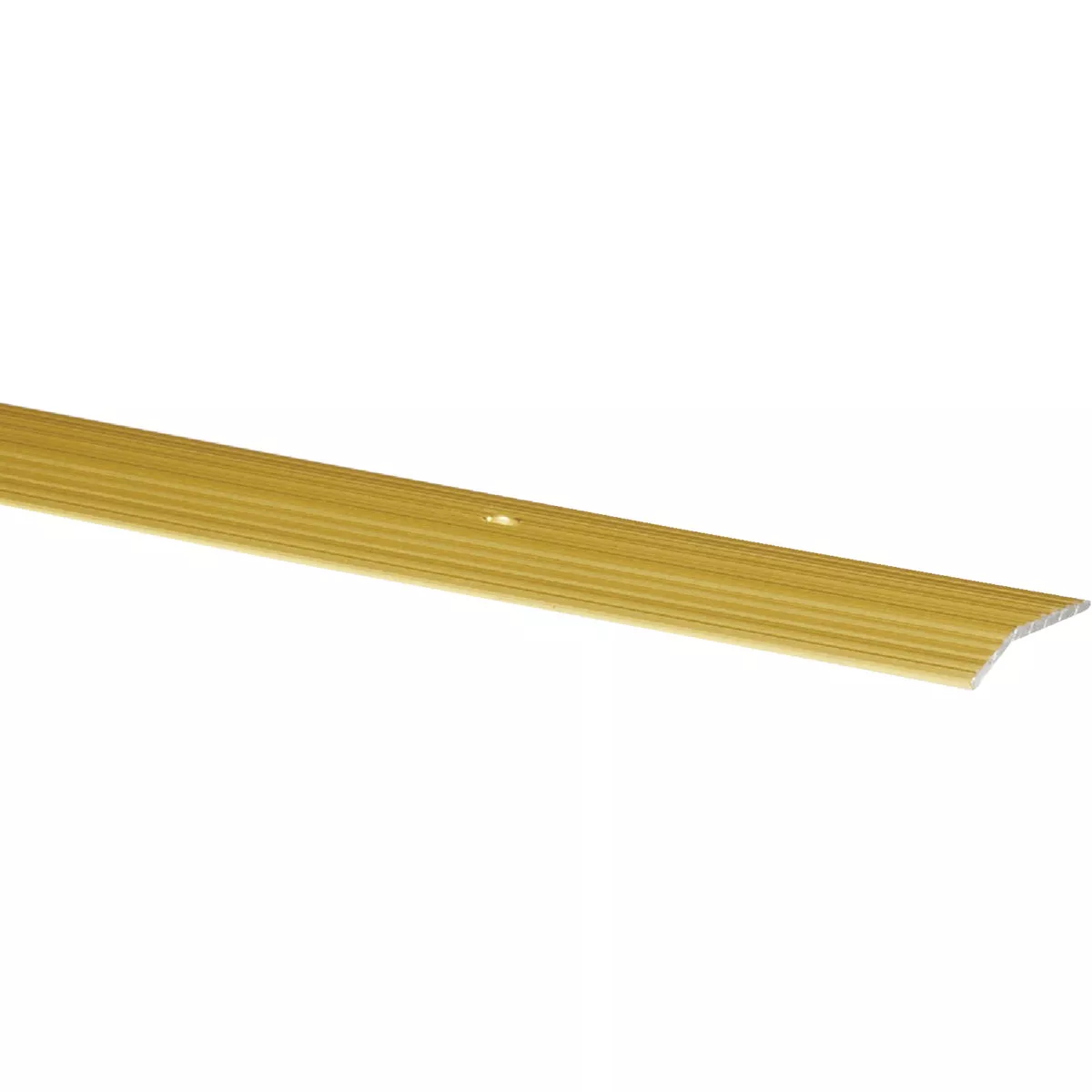 M-D Building Products 1-3/8 In. X 72 In. Satin Brass Aluminum Carpet Trim with Screw Nails