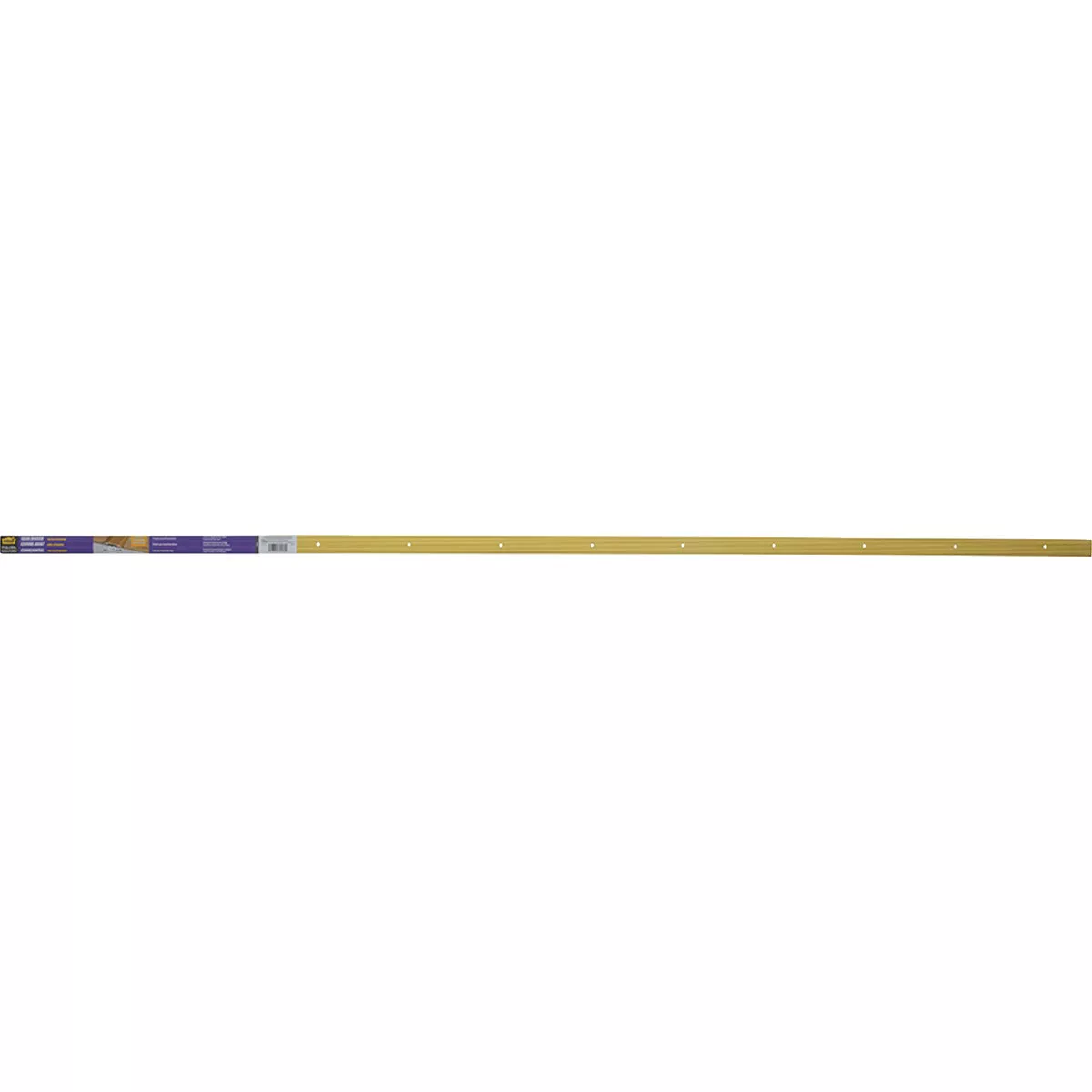 M-D Building Products 1-1/4 In. x 72 In. Satin Brass Aluminum Seam Binder with Screw Nails