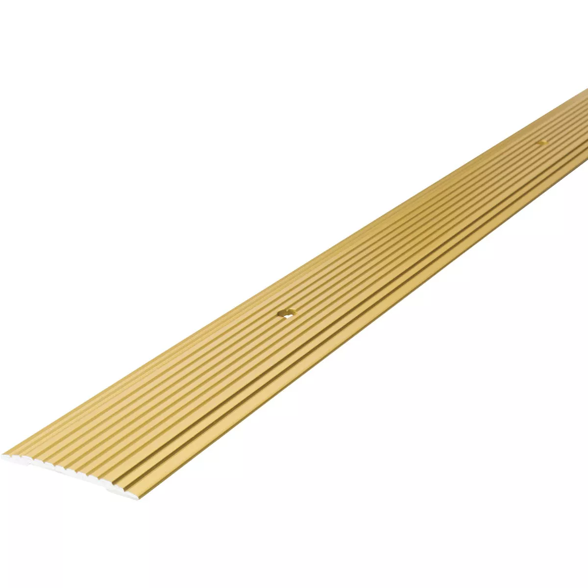 M-D Building Products 1-1/4 In. x 72 In. Satin Brass Aluminum Seam Binder with Screw Nails - photo 2