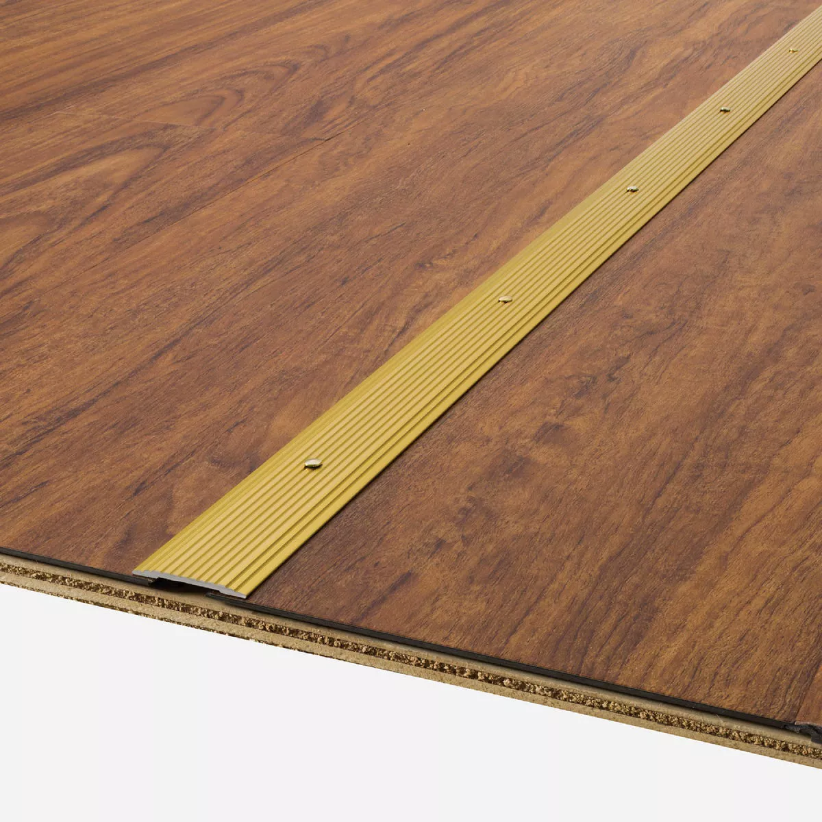 M-D Building Products 1-1/4 In. x 36 In. Satin Brass Aluminum Seam Binder with Screw Nails - photo 5