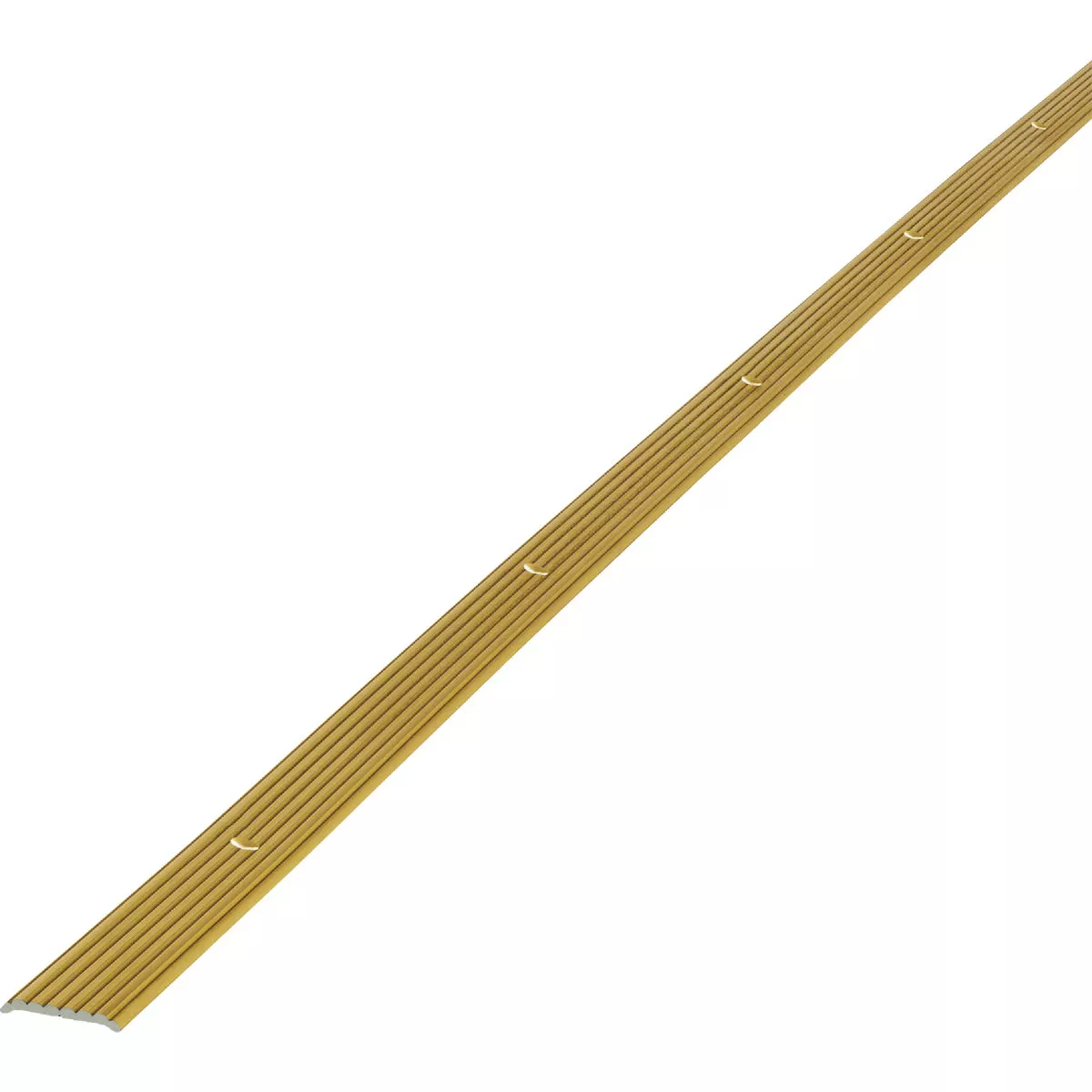M-D Building Products 3/4 In. x 72 In. Satin Brass Aluminum Seam Binder with Screw Nails