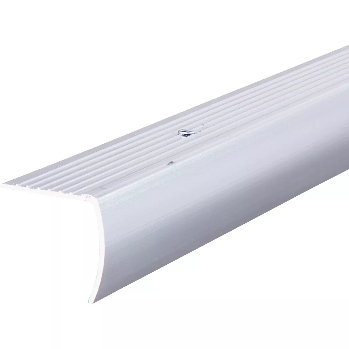 M-D Building Products 1-1/8 In. X 1-1/8 In. X 72 In. Polished Aluminum Stair Edging with Screw Nails - photo 3