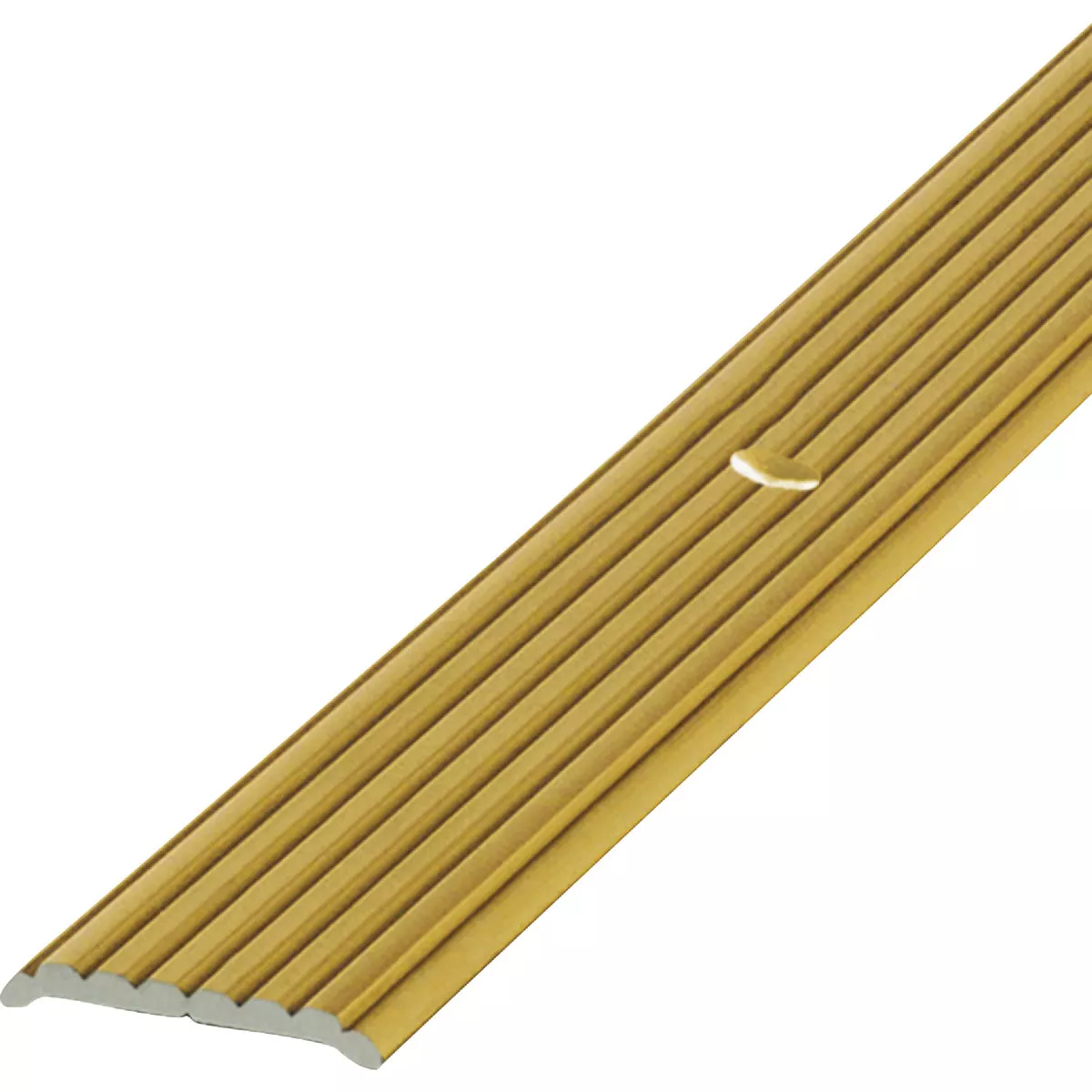 M-D Building Products 3/4 In. x 36 In. Satin Brass Aluminum Seam Binder with Screw Nails - photo 2