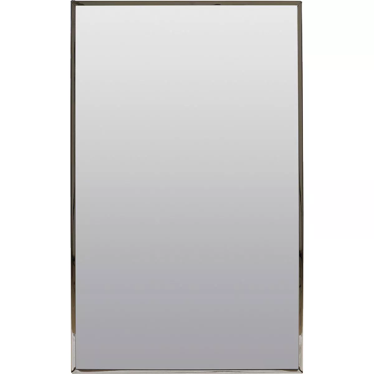 Zenith Stainless Steel 16.13 in W x 26.13 in H x 4.5 in D Single Mirror Surface/Recess Mount Medicine Cabinet