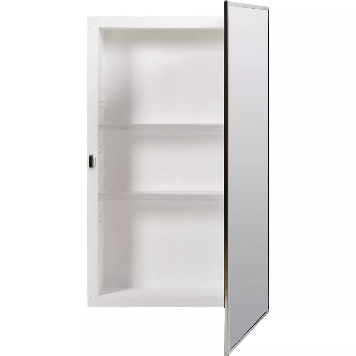 Zenith Stainless Steel 16.13 in W x 26.13 in H x 4.5 in D Single Mirror Surface/Recess Mount Medicine Cabinet - photo 2