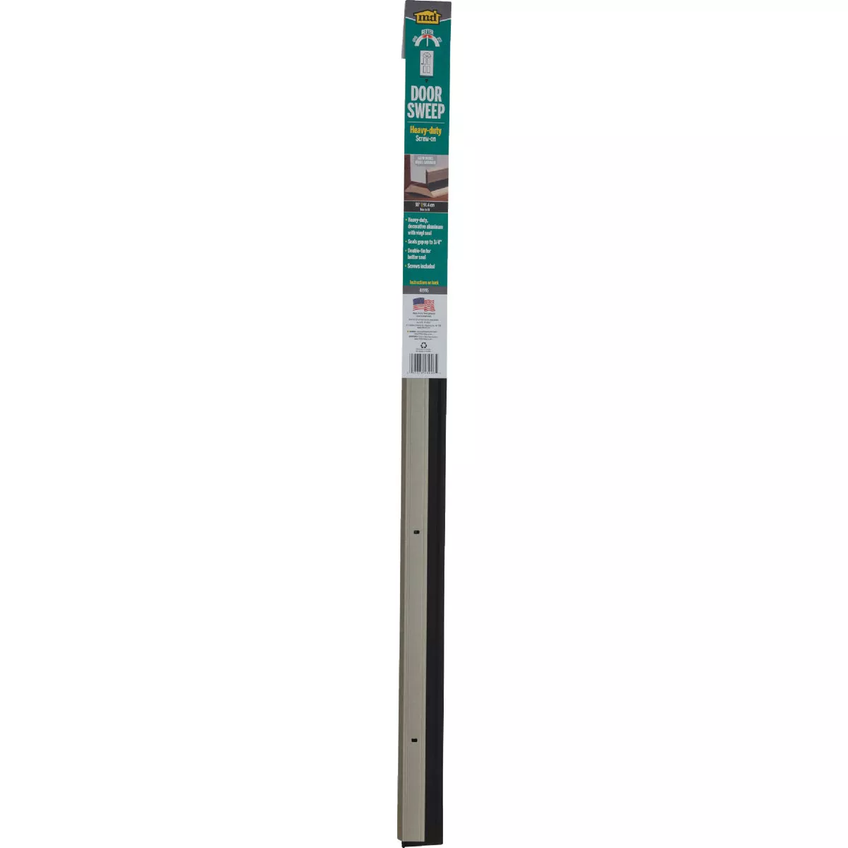 M-D Building Products 0.25 In. 36 In. Satin Nickel Door Sweep - photo 2