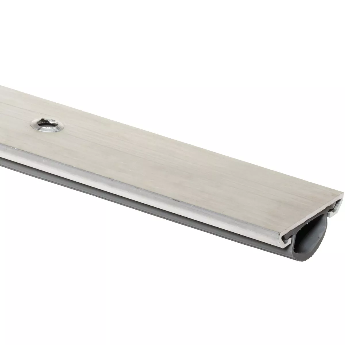 M-D Building Products 1.25 In. W. x 0.5 In. H. x 36 In. L. Aluminum Silver Door Bottom