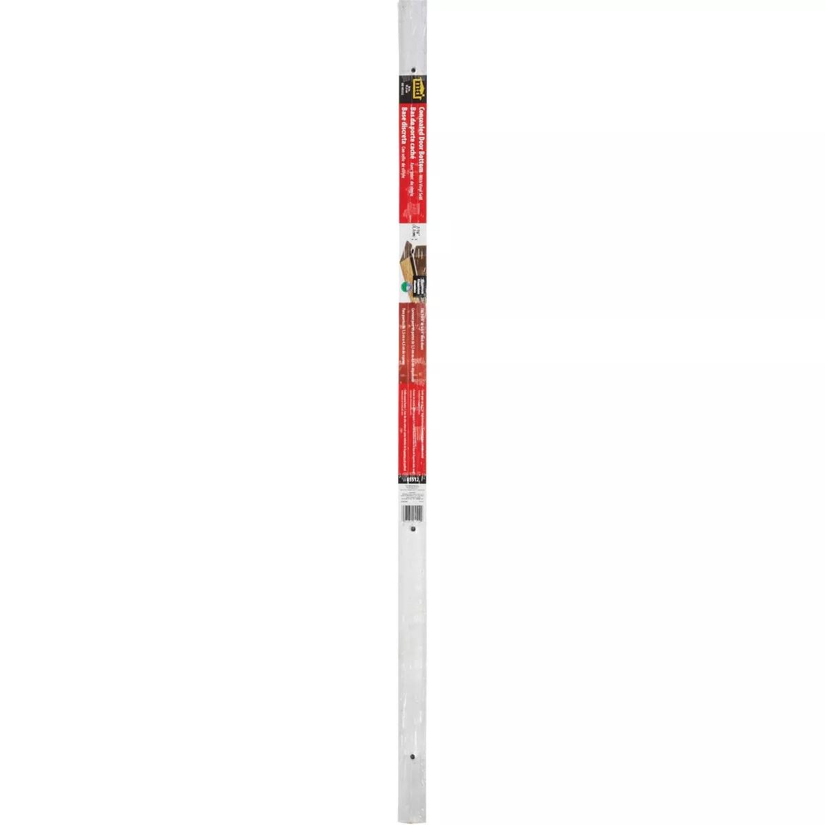 M-D Building Products 1.25 In. W. x 0.5 In. H. x 36 In. L. Aluminum Silver Door Bottom - photo 2