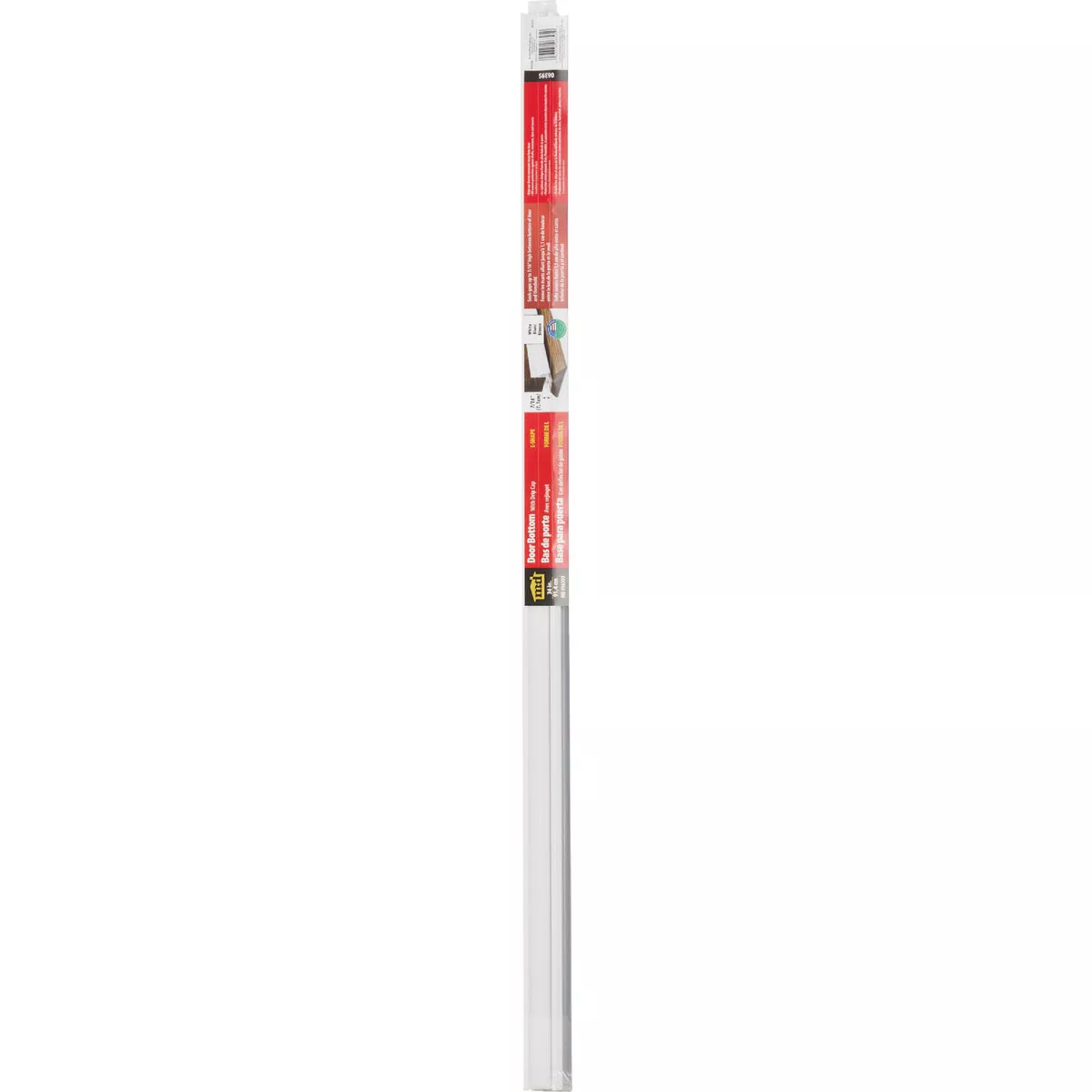 M-D Building Products 1.75 In. W. x 1.625 In. H. x 36 In. L. Aluminum White Door Bottom - photo 2