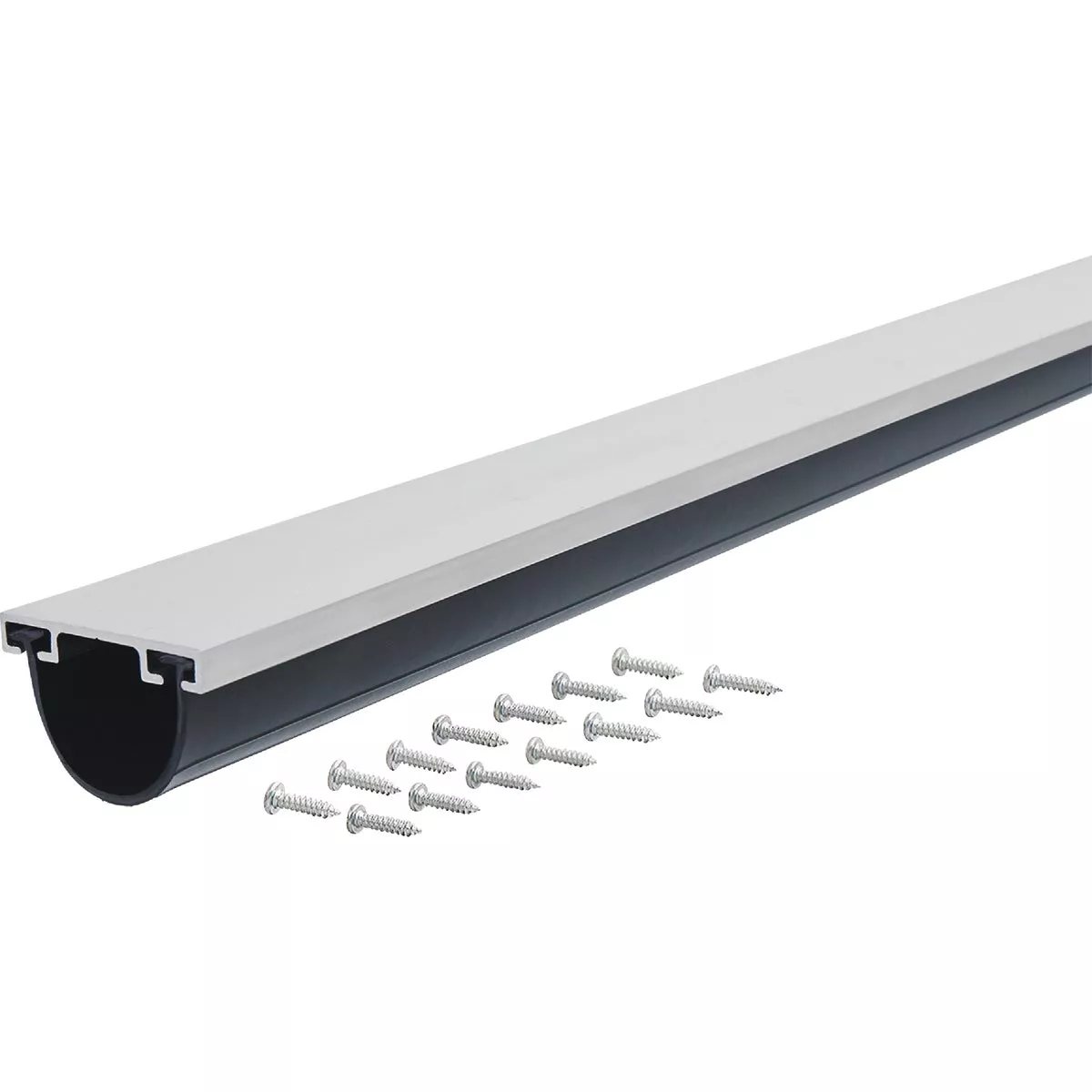 M-D Building Products 9 Ft. Black Aluminum and Vinyl Garage Door Bottom Seal - photo 4
