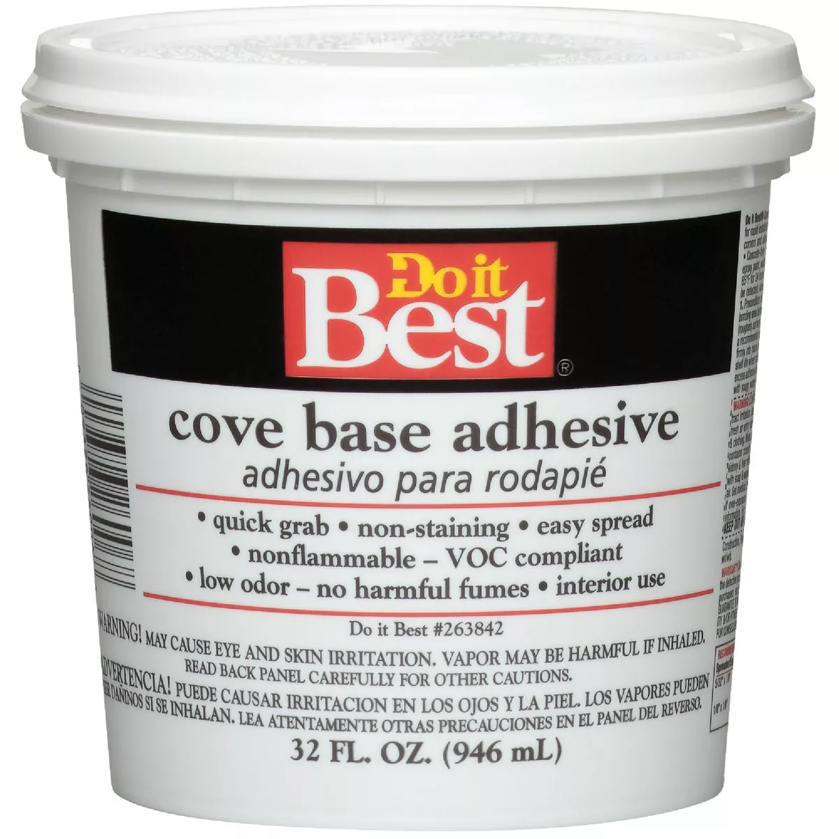 Do It Best Cove Base Adhesive, 1 Qt.