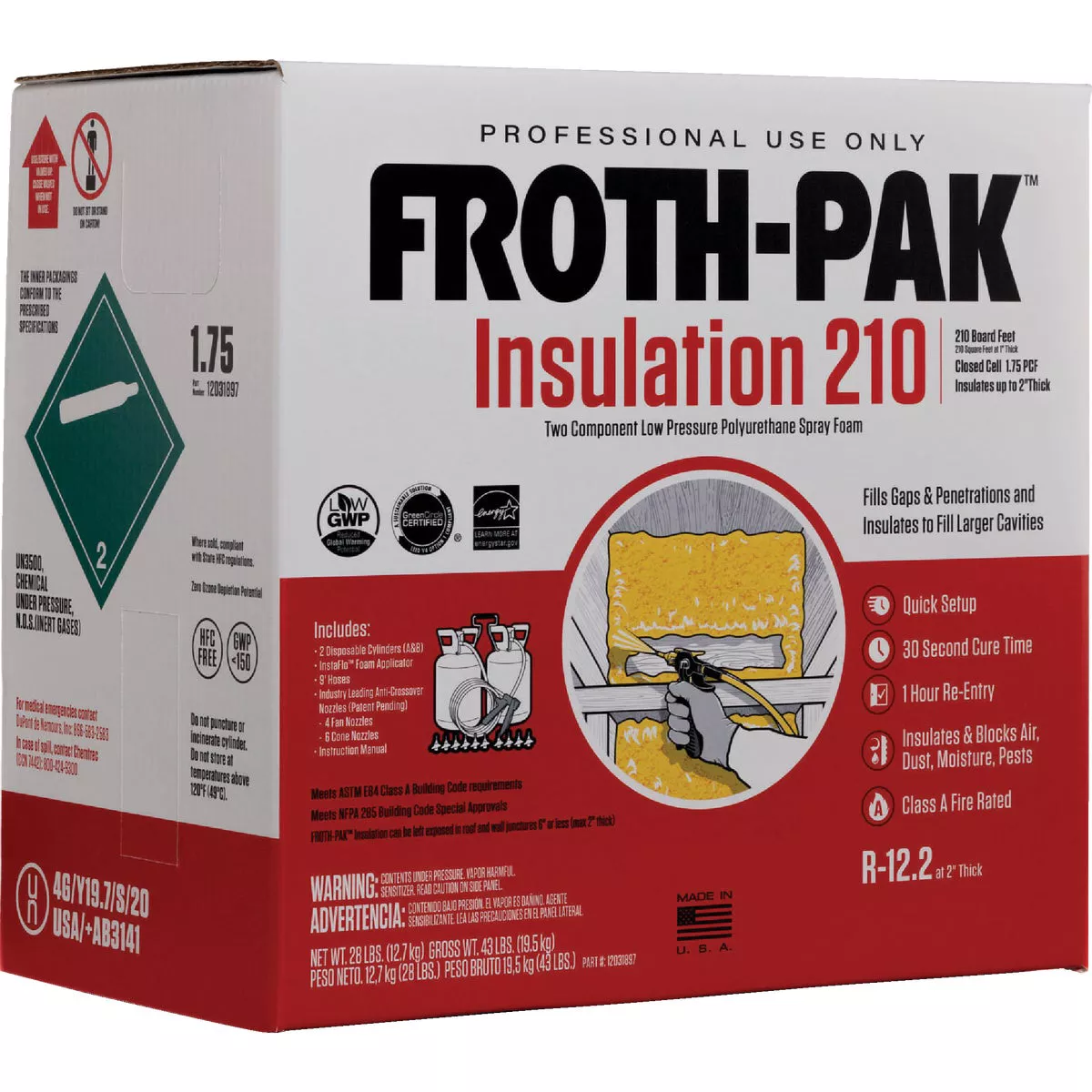 Froth-Pak 210 Two-Component Polyurethane Foam Insulation Kit - photo 2