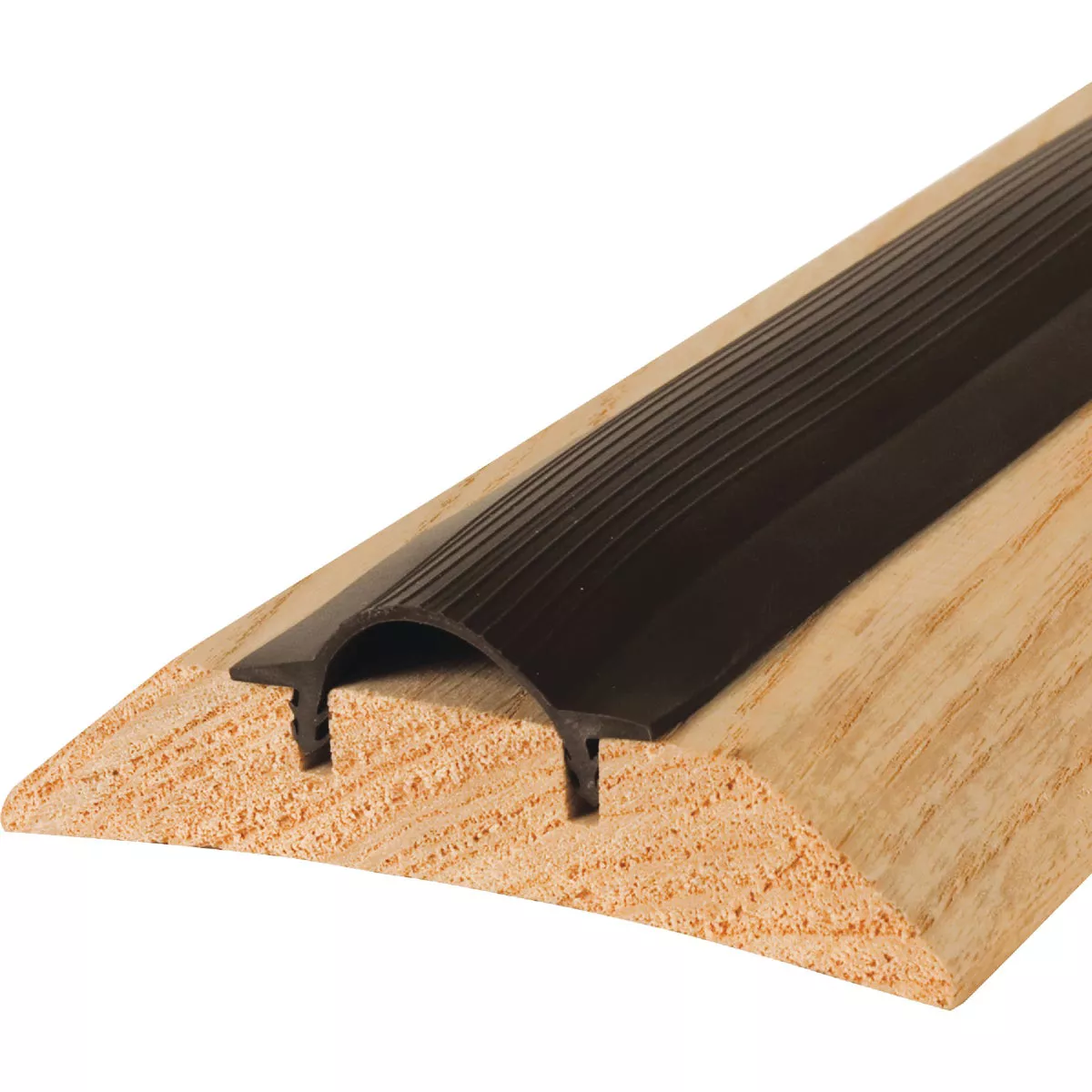 M-D Building Products 3-1/2 In. x 1-1/8 In. x 36 In. Natural Hardwood and Vinyl Low-Profile Threshold - photo 2