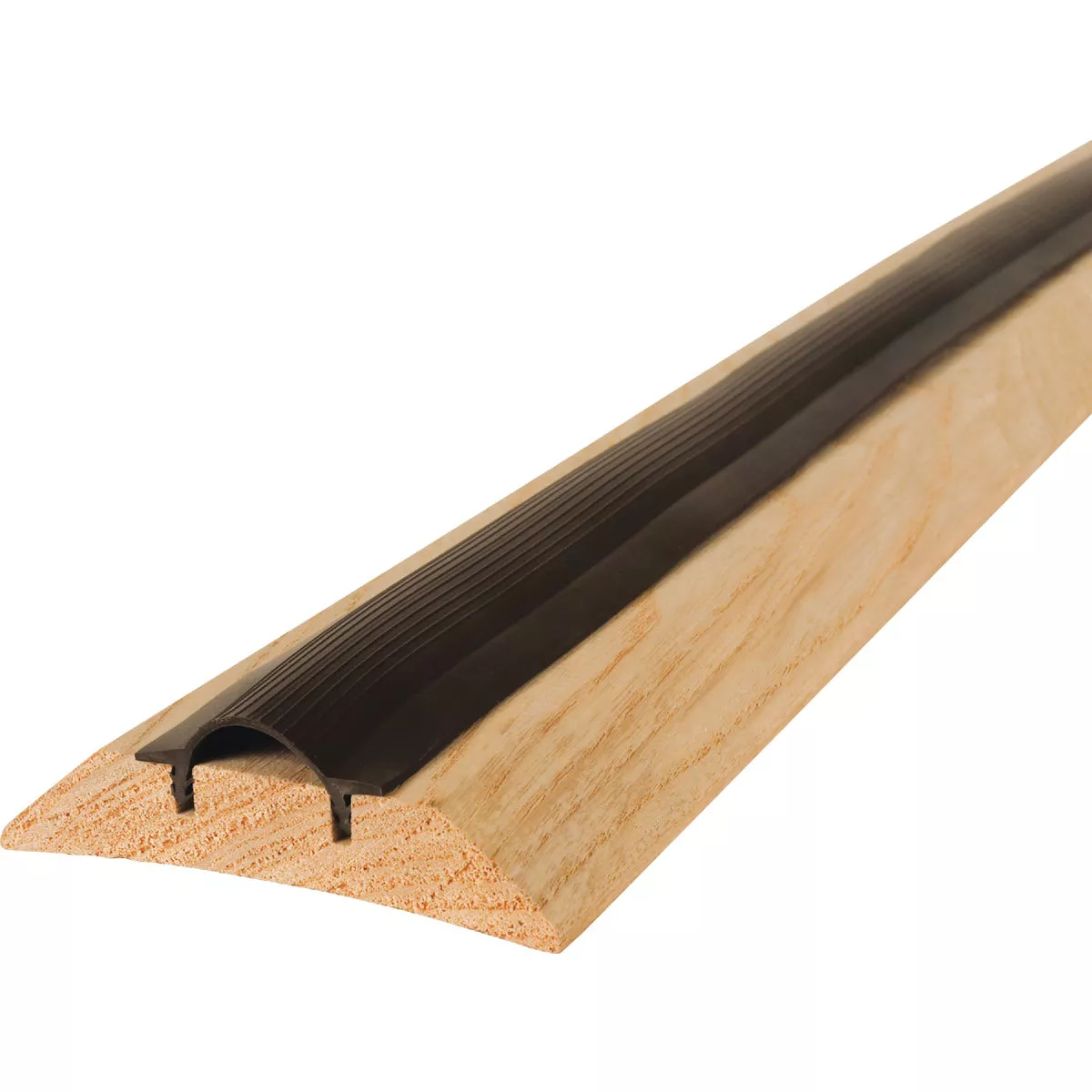 M-D Building Products 3-1/2 In. x 1-7/16 In. x 36 In. Natural Hardwood and Vinyl High-Profile Threshold