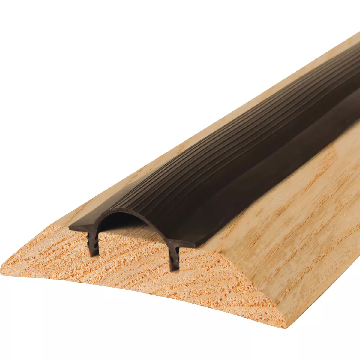 M-D Building Products 3-1/2 In. x 1-7/16 In. x 36 In. Natural Hardwood and Vinyl High-Profile Threshold - photo 2
