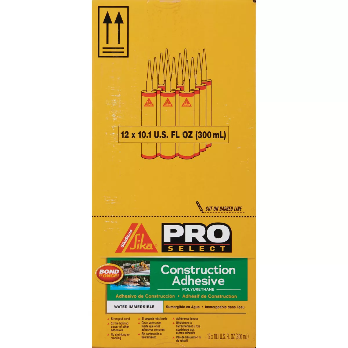 SikaBond Pro Select 10 Oz. High Performance Construction Adhesive - photo 2