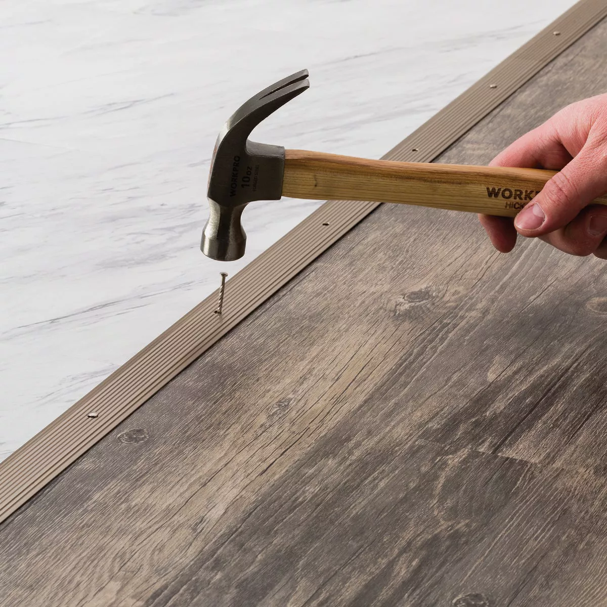 M-D Building Products 1-1/4 In. x 36 In. Pewter Aluminum Seam Binder with Screw Nails - photo 7