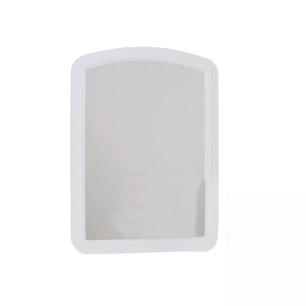 Erias Home Designs Macau 16 In. W. x 22 In. H. White Framed Wall Mirror