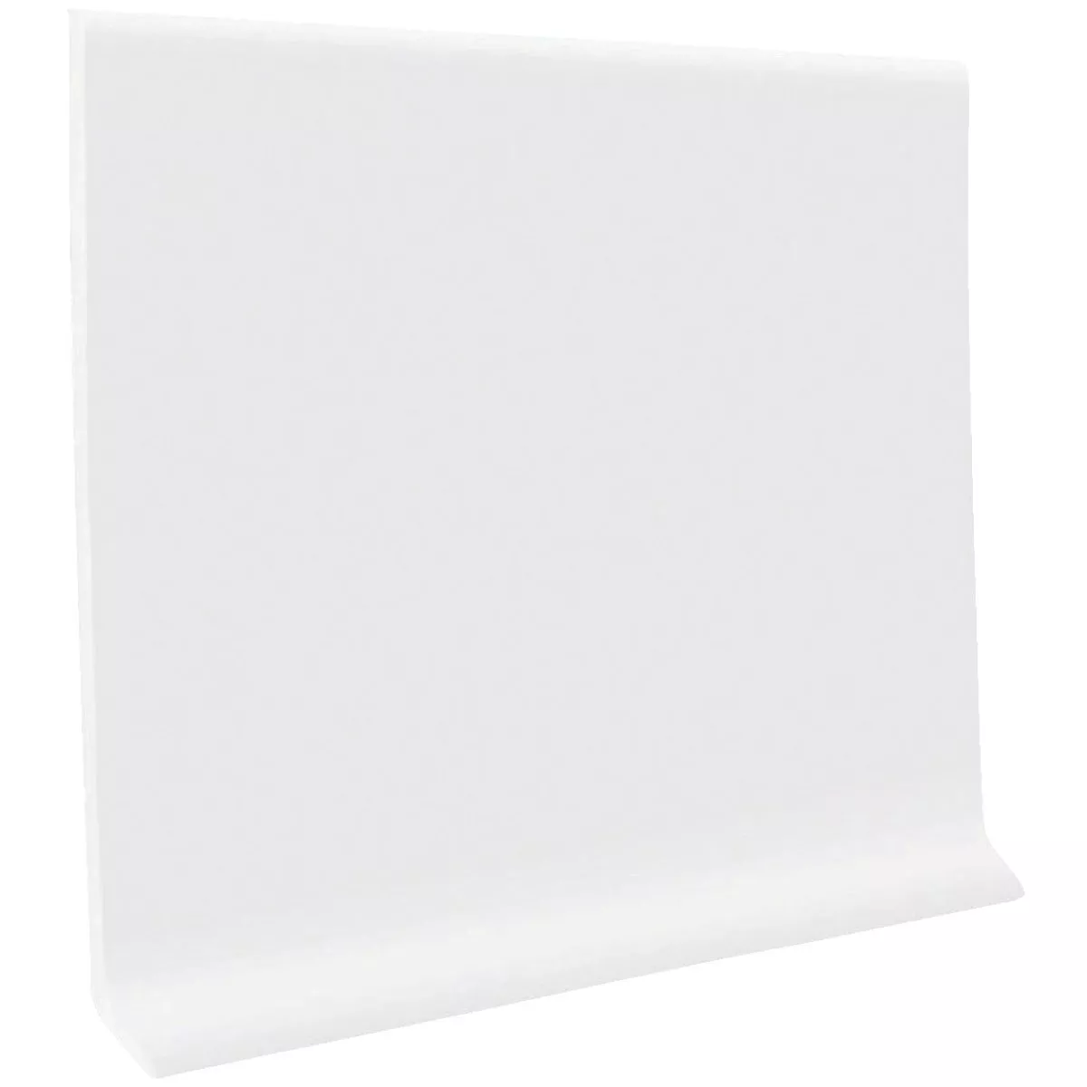 Roppe 4 In. x 20 Ft. Roll Snow White Vinyl Self-Stick Wall Cove Base