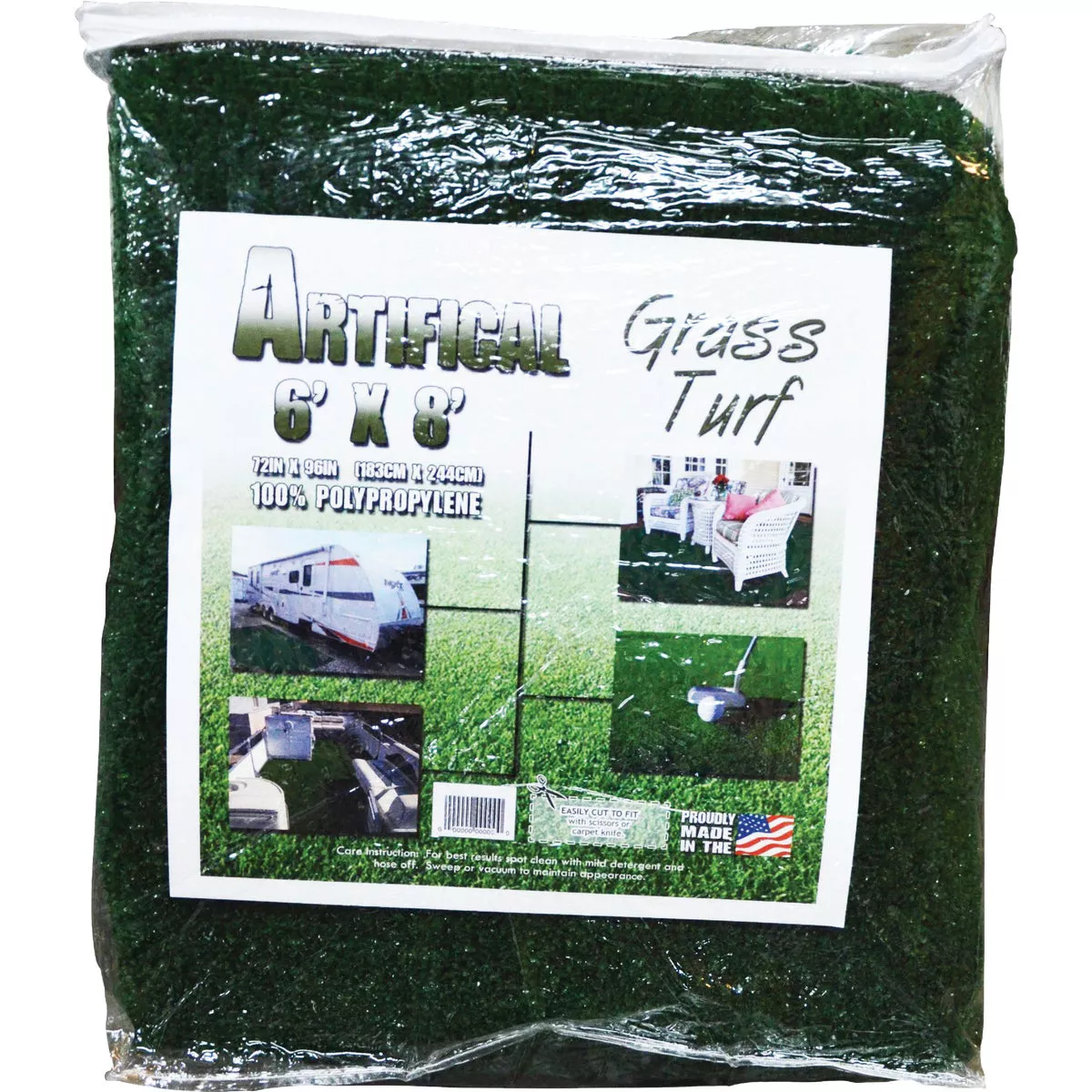 Garland Rug 6 Ft. x 8 Ft. Indoor/Outdoor Artificial Grass Area Rug - photo 2