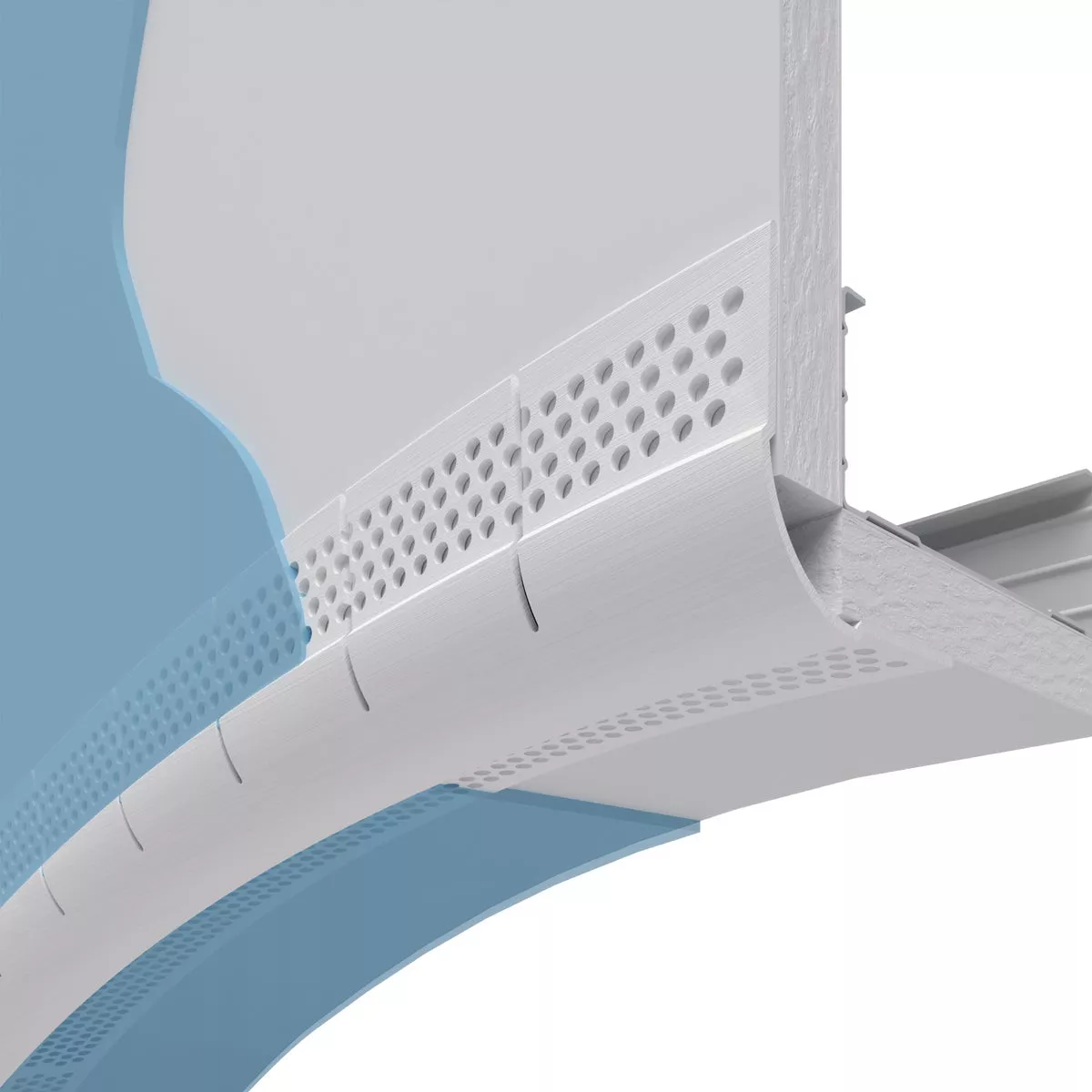 ClarkDietrich 10 Ft. Vinyl Bullnose Archway Corner Bead (Qty = 35 Pcs.) - photo 2