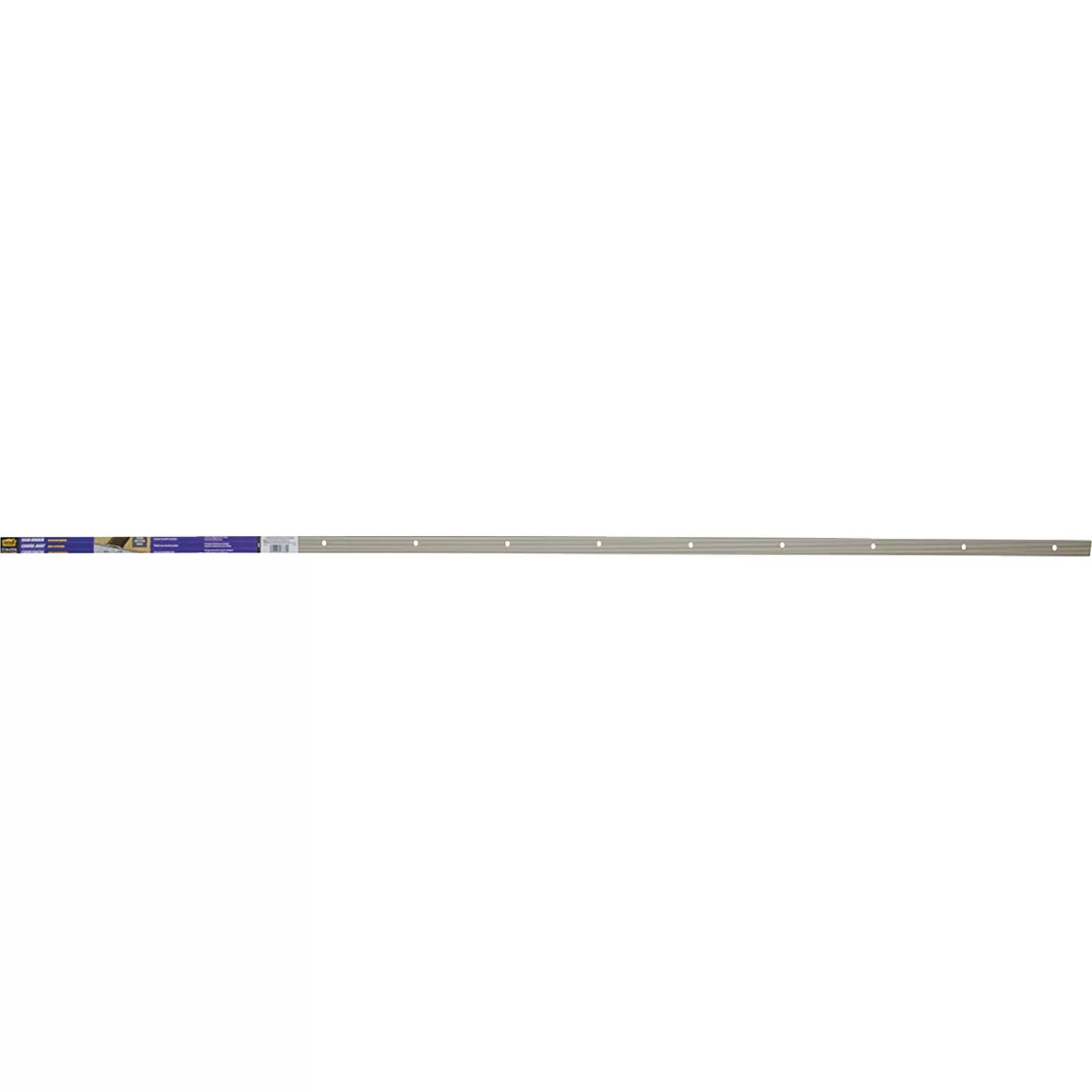 M-D Building Products 1-1/4 In. x 72 In. Pewter Aluminum Seam Binder with Screw Nails