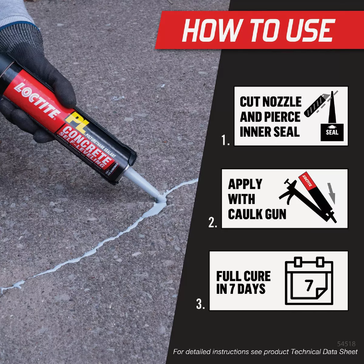 Loctite Pl Self-Leveling Sealant 10 Oz Limestone Gray Concrete Sealant - photo 4
