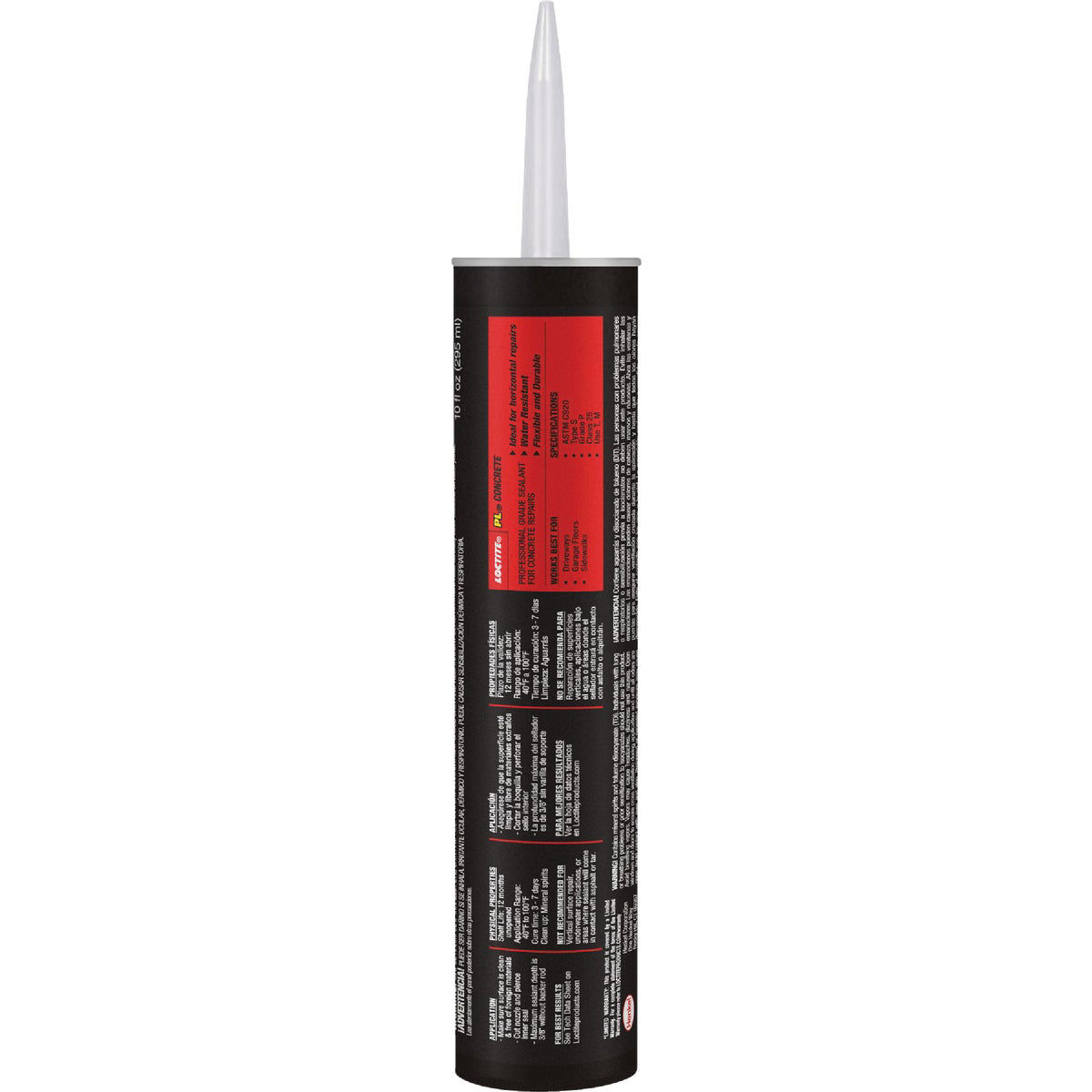 Loctite Pl SelfLeveling Sealant 10 Oz Limestone Gray Concrete Sealant