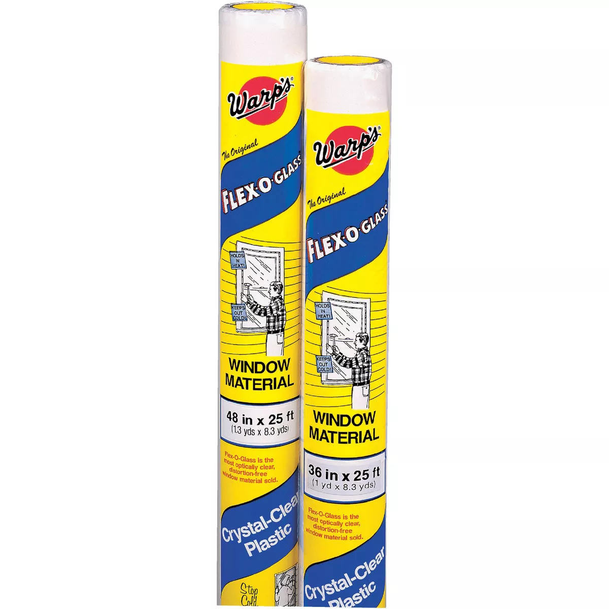 Warp's Flex-O-Glass 36 In. x 25 Ft. Clear 4 Mil. Plastic Sheeting