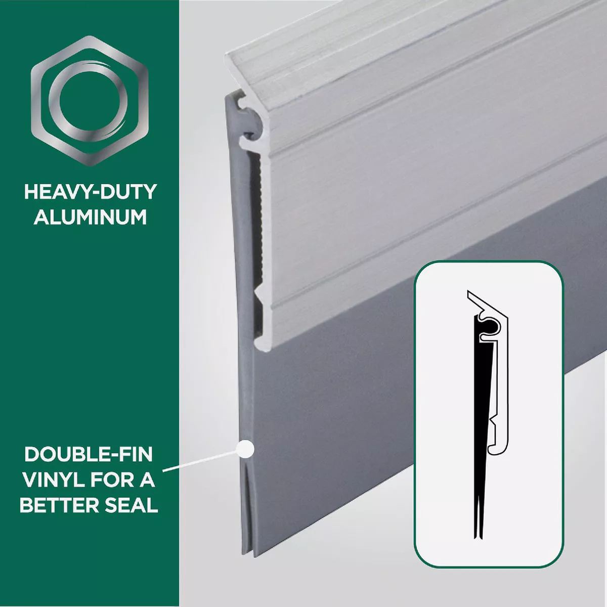 M-D Building Products 0.25 In. 48 In. Silver Door Sweep - photo 4