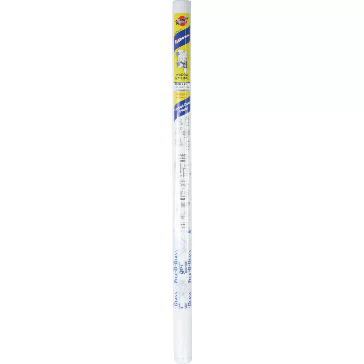 Warp's Flex-O-Glass 48 In. x 25 Ft. Clear 4 Mil. Plastic Sheeting