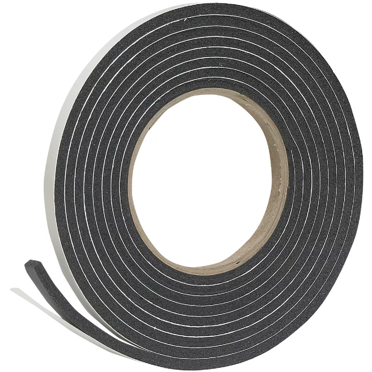 Do it Best 3/8 In. x W 3/16 In. T x 10 Ft. L Black Rubber Foam Weatherstrip Tape - photo 3