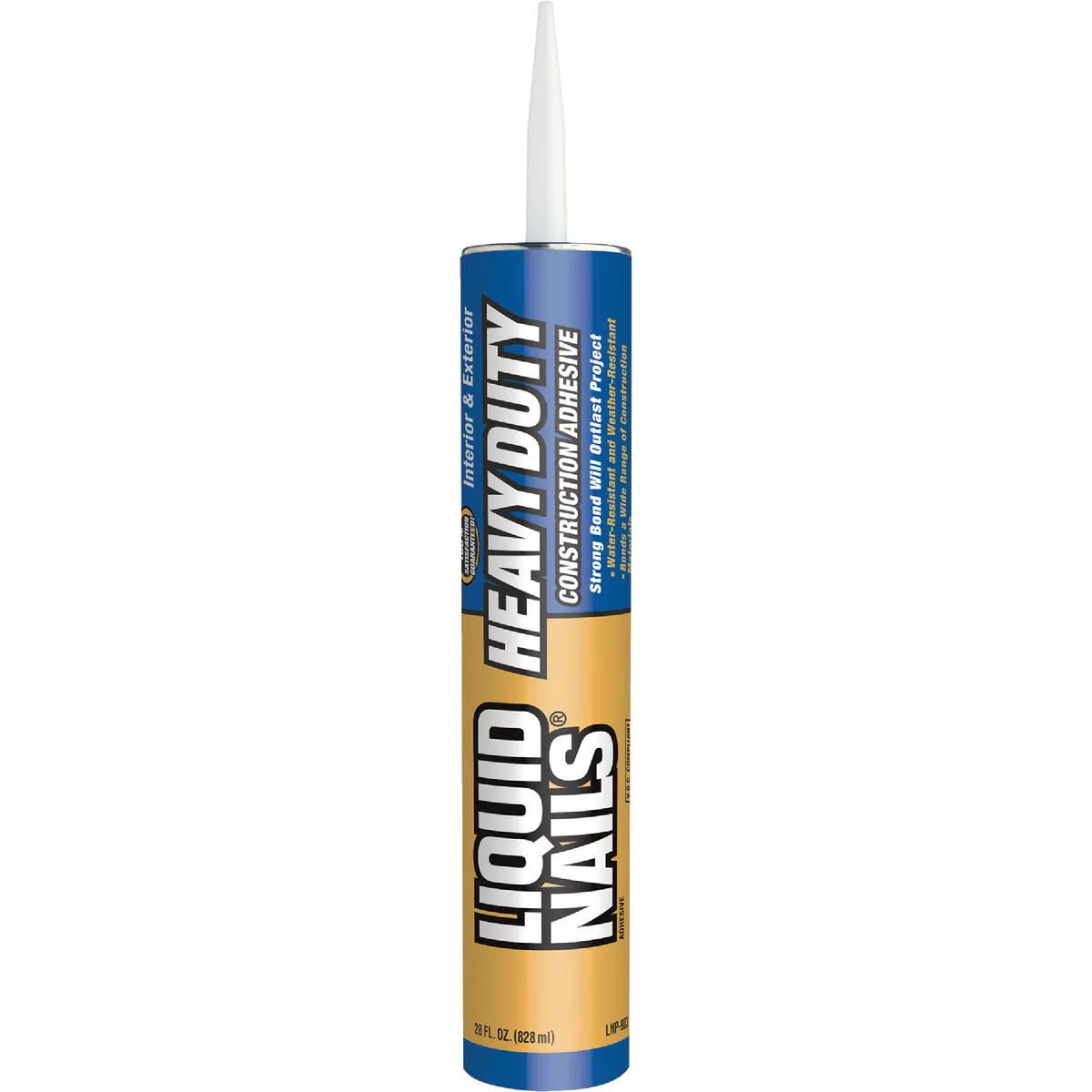 Liquid Nails 28 Oz. Heavy Duty Construction Adhesive (Low VOC)