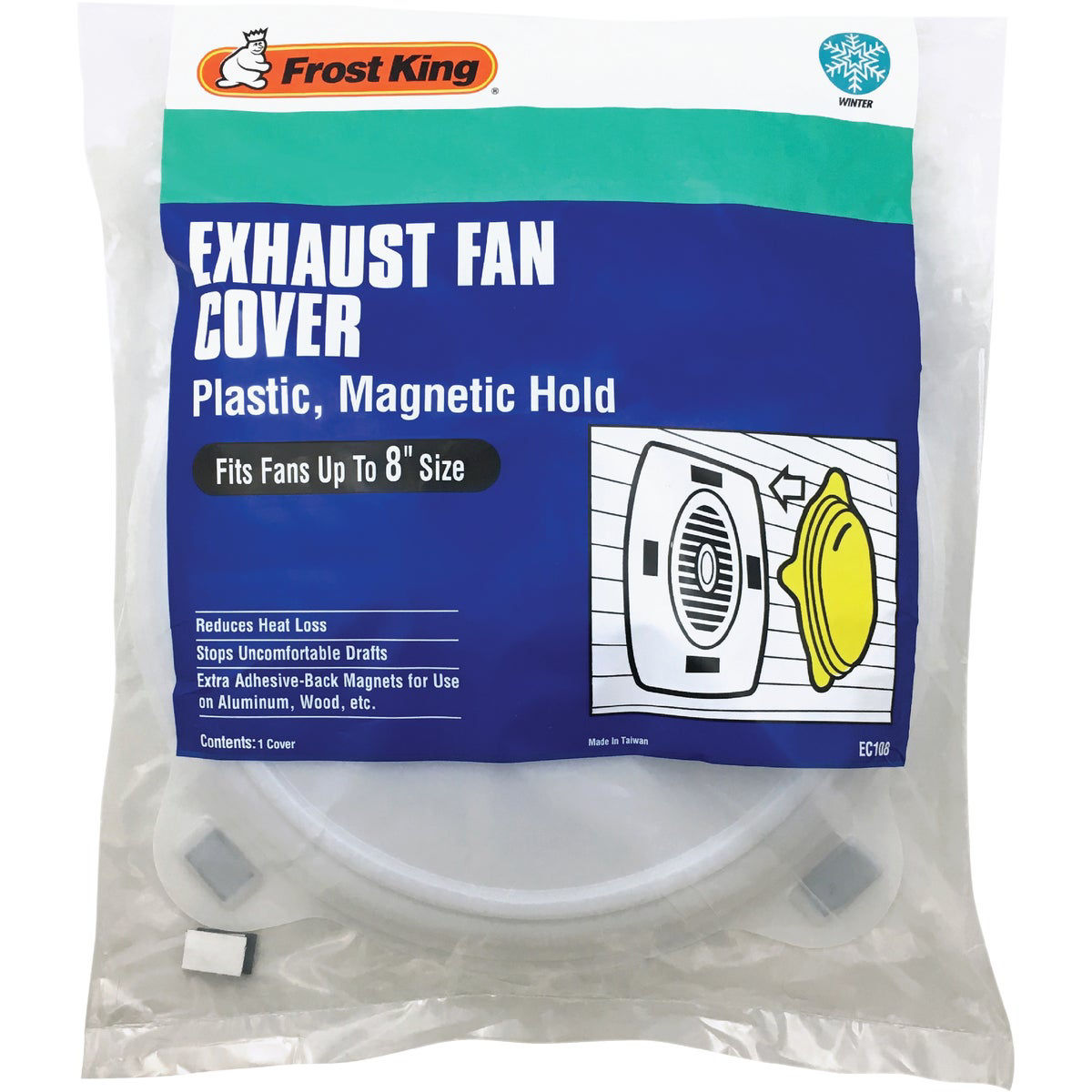 Frost King 101/4 In. Dia. White Plastic Exhaust Fan Cover Do it Best