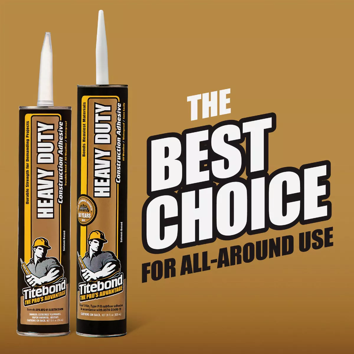 Titebond 28 Oz. Heavy Duty Construction Adhesive - photo 2