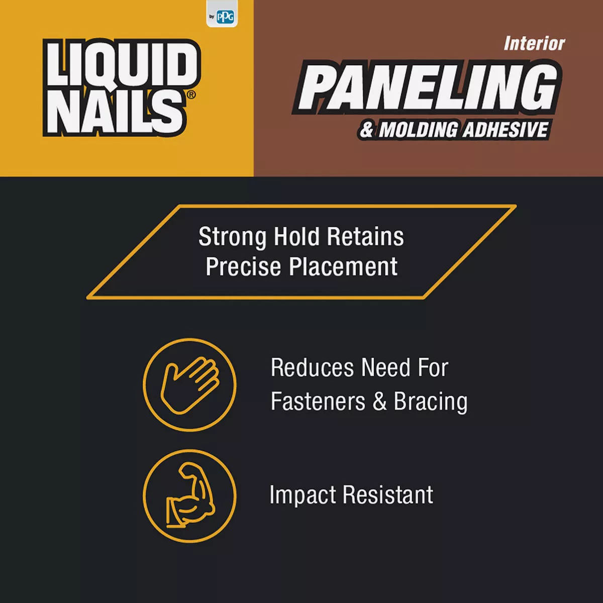 LIQUID NAILS 10 Oz. Paneling and Molding Adhesive - photo 3